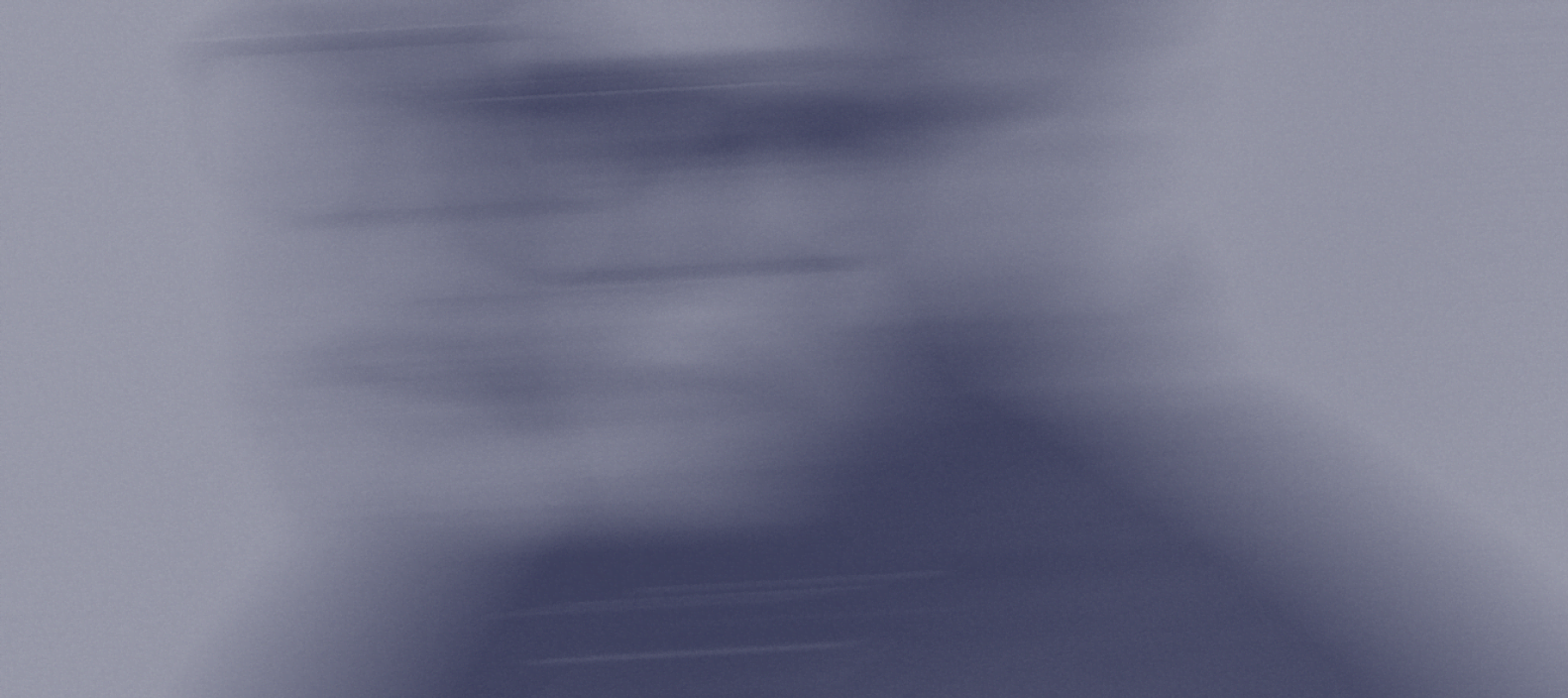 Blurry, nondescript self portrait in blue.